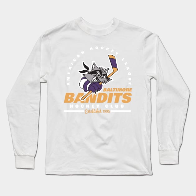 Baltimore Bandits Long Sleeve T-Shirt by MindsparkCreative